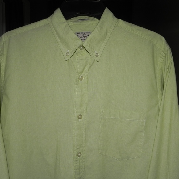 J. Crew Factory Other - J. Crew green long sleeve dress shirt slim fit Med
